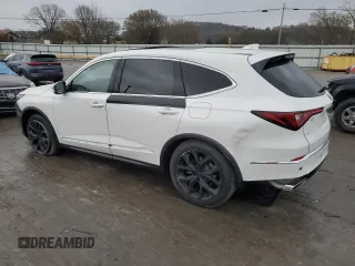 2023 Acura MDX w/Technology Package with VIN 5J8YD9H43PL007733, listed as a Copart auction lot 82115574 with 22,616 mi miles and Salvage Title. Bid and sale history available at carsss.com. Image 2.