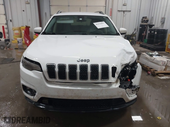 2019 Jeep Cherokee Latitude with VIN 1C4PJLCX2KD205286, listed as a IAAI auction lot 41276437 with 112,333 mi miles. Bid and sale history available at carsss.com. Image 12.