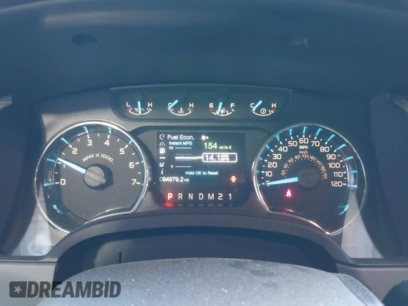 2012 Ford F-150 XL with VIN 1FTFX1ET4CFA39058, listed as a IAAI auction lot 42214755 with 94,979 mi miles and . Bid and sale history available at DreamBid. Image 7.