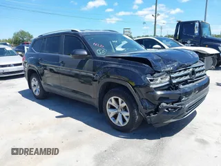 2018 Volkswagen Atlas S with VIN 1V2AP2CA7JC580281, listed as a IAAI auction lot 42024745 with 48,653 mi miles and . Bid and sale history available at DreamBid. Image 1.