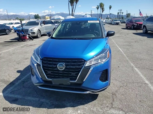 2021 Nissan Kicks S with VIN 3N1CP5BV3ML520154, listed as a Copart auction lot 47772455 with 42,975 mi miles and Salvage Title. Bid and sale history available at carsss.com. Image 11.