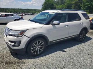 2016 Ford Explorer Platinum with VIN 1FM5K8HT7GGC64228, listed as a Copart auction lot 56554555 with 95,315 mi miles and Salvage title. Bid and sale history available at DreamBid. Image 1.