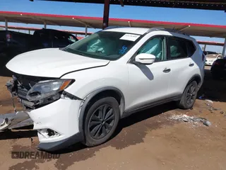 2016 Nissan Rogue SV with VIN KNMAT2MV0GP709770, listed as a IAAI auction lot 41676460 with 116,497 mi miles. Bid and sale history available at carsss.com. Image 17.