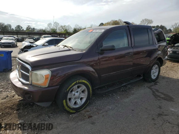 2004 Dodge Durango SLT with VIN 1D4HD48N64F138811, listed as a Copart auction lot 50614995 with 247,452 mi miles and Salvage title. Bid and sale history available at DreamBid. Image 1.