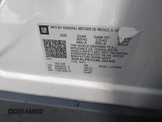 2021 GMC Terrain SLT with VIN 3GKALPEV1ML311443, listed as a IAAI auction lot 41860448 with 75,699 mi miles and . Bid and sale history available at DreamBid. Image 9.