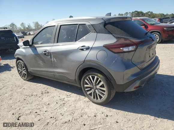 2021 Nissan Kicks SV with VIN 3N1CP5CV7ML471376, listed as a Copart auction lot 49204245 with 81,118 mi miles and Salvage Title. Bid and sale history available at carsss.com. Image 2.