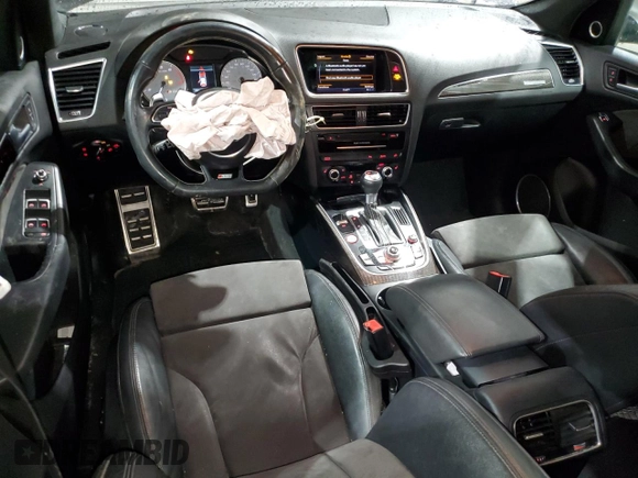 2014 Audi SQ5 Premium Plus with VIN WA1CGAFP1EA097143, listed as a Copart auction lot 88471545 with 156,075 mi miles and Salvage title. Bid and sale history available at DreamBid. Image 8.
