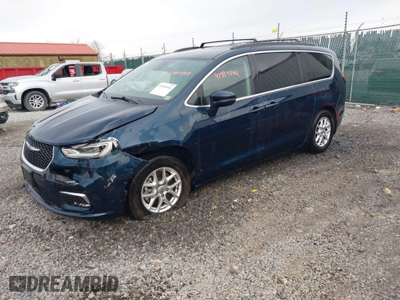 2022 Chrysler Pacifica Touring L with VIN 2C4RC1BG6NR128514, listed as a IAAI auction lot 41994944 with 67,555 mi miles and . Bid and sale history available at DreamBid. Image 2.
