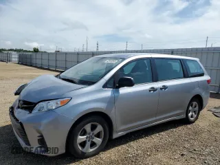 2018 Toyota Sienna L z VIN 5TDZZ3DC2JS924019, wystawiony jako Copart lot #62560855 z przebiegiem 87 938 mil mil oraz Szkoda całkowita • Salvage title. Historia ofert i sprzedaży dostępna na DreamBid. Obrazek 1.