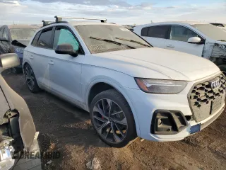 2021 Audi SQ5 Premium Plus with VIN WA1B4AFY1M2028832, listed as a Copart auction lot 78438603 with 28,321 mi miles and . Bid and sale history available at DreamBid. Image 4.