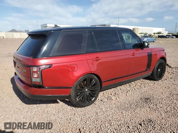 2015 Land Rover Range Rover Supercharged with VIN SALGS3TF9FA216340, listed as a Copart auction lot 55516785 with 81,908 mi miles and Clean title. Bid and sale history available at DreamBid. Image 3.
