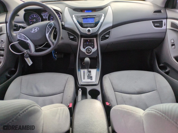 2012 Hyundai Elantra GLS PZEV with VIN 5NPDH4AE6CH082187, listed as a Copart auction lot 50733205 with 124,521 mi miles and Salvage Title. Bid and sale history available at carsss.com. Image 8.