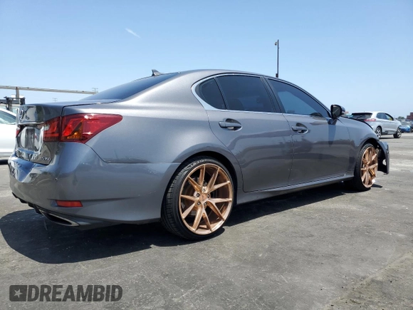 2013 Lexus GS 350 with VIN JTHBE1BL8D5000973, listed as a Copart auction lot 62224855 with 303,143 mi miles and Salvage title. Bid and sale history available at DreamBid. Image 3.