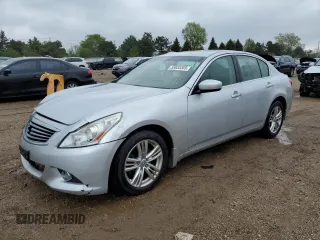 2013 Infiniti G37 x z VIN JN1CV6AR1DM358305, wystawiony jako Copart lot #55033385 z przebiegiem 110 965 mil mil oraz Szkoda całkowita • Salvage title. Historia ofert i sprzedaży dostępna na DreamBid. Obrazek 1.