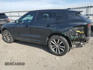 2022 Jaguar F-Pace S with VIN SADCJ2EX4NA702078, listed as a Copart auction lot 47870355 with 55,530 mi miles and Salvage title. Bid and sale history available at DreamBid. Image 2.
