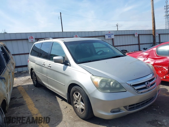 2006 Honda Odyssey EX z VIN 5FNRL38456B400315, wystawiony jako IAAI lot #41803520 z przebiegiem 191 851 mil mil oraz . Historia ofert i sprzedaży dostępna na DreamBid. Obrazek 1.