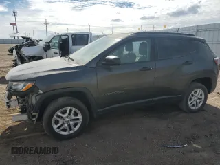 2018 Jeep Compass Sport с VIN 3C4NJDAB3JT213426, выставлен на аукционе Copart как лот 55838045 с пробегом 119 755 миль миль и Списание • Salvage title. История ставок и продаж доступна на DreamBid. Изображение 1.