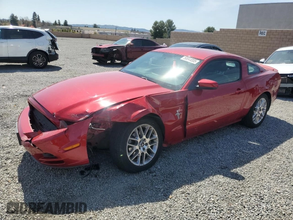 2013 Ford Mustang V6 with VIN 1ZVBP8AM4D5255339, listed as a Copart auction lot 50044005 with 50,517 mi miles and Salvage Title. Bid and sale history available at carsss.com. Image 1.