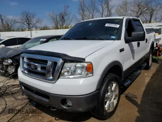 2007 Ford F-150 XLT with VIN 1FTPW14VX7KB73001, listed as a Copart auction lot 45859184 with 187,465 mi miles and Salvage Title. Bid and sale history available at carsss.com. Image 1.