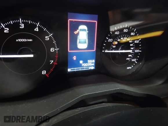 2020 Subaru Impreza с VIN 4S3GTAB64L3702774, выставлен на аукционе IAAI как лот 42048749 с пробегом 70 035 миль миль и . История ставок и продаж доступна на DreamBid. Изображение 7.