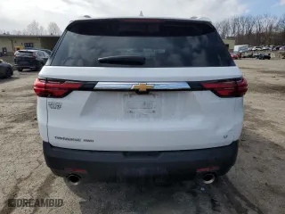 2022 Chevrolet Traverse LT Leather with VIN 1GNEVHKW7NJ156164, listed as a Copart auction lot 50160045 with 45,424 mi miles and Salvage Title. Bid and sale history available at carsss.com. Image 6.