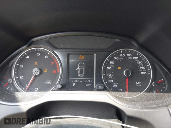 2017 Audi Q5 Premium with VIN WA1C2AFP4HA007194, listed as a IAAI auction lot 42415717 with 72,900 mi miles and . Bid and sale history available at DreamBid. Image 7.