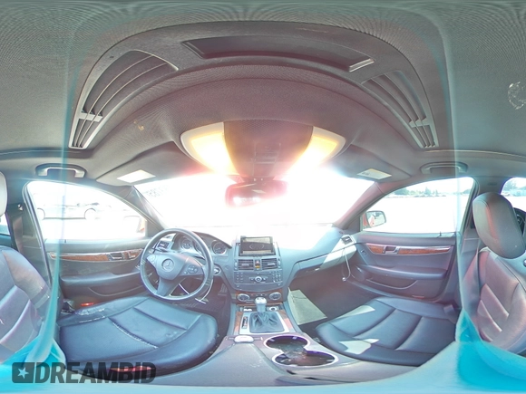 2009 Mercedes-Benz C 300 Sport with VIN WDDGF54X19R053399, listed as a Copart auction lot 54053785 with 144,089 mi miles and Salvage Title. Bid and sale history available at DreamBid. Image 14.