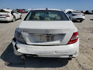 2011 Mercedes-Benz C 300 Sport with VIN WDDGF5EB4BA512612, listed as a Copart auction lot 61852515 with Not provided miles and Salvage title. Bid and sale history available at DreamBid. Image 6.
