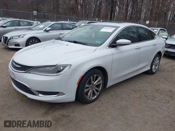2015 Chrysler 200 Limited with VIN 1C3CCCAB7FN582927, listed as a IAAI auction lot 41613852 with 133,578 mi miles and . Bid and sale history available at DreamBid. Image 17.