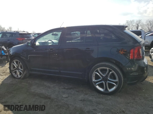 2012 Ford Edge Sport with VIN 2FMDK4AK6CBA02191, listed as a Copart auction lot 42159645 with 189,379 mi miles and Salvage Title. Bid and sale history available at carsss.com. Image 2.