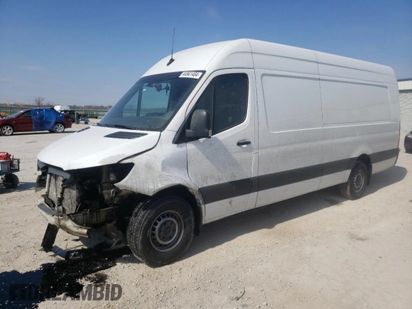 2021 Mercedes-Benz Sprinter with VIN W1Y4EDHY1MT059255, listed as a Copart auction lot 44941404 with 350,725 mi miles and Salvage Title. Bid and sale history available at DreamBid. Image 1.