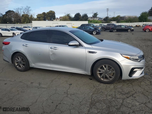 2019 Kia Optima LX with VIN 5XXGT4L31KG346305, listed as a Copart auction lot 50213305 with 123,144 mi miles and Salvage Title. Bid and sale history available at carsss.com. Image 4.
