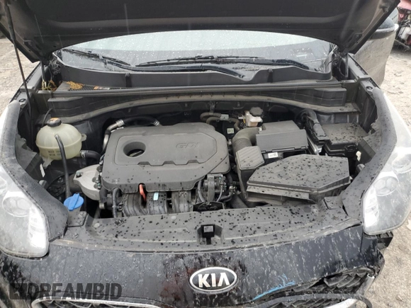 2021 Kia Sportage EX with VIN KNDPN3AC3M7844248, listed as a Copart auction lot 59754705 with 93,539 mi miles and Salvage title. Bid and sale history available at DreamBid. Image 12.
