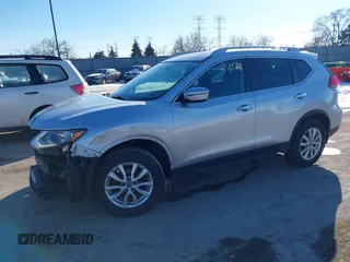 2017 Nissan Rogue SV with VIN 5N1AT2MV3HC846979, listed as a IAAI auction lot 41645524 with 95,264 mi miles. Bid and sale history available at carsss.com. Image 17.