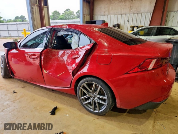 2016 Lexus IS 200t with VIN JTHBA1D29G5008813, listed as a Copart auction lot 59875535 with Not provided miles and Salvage title. Bid and sale history available at DreamBid. Image 2.