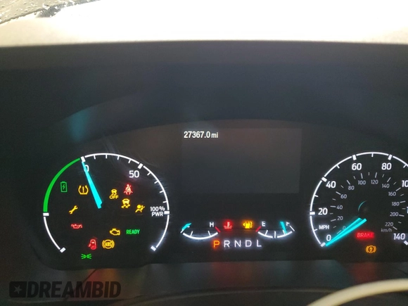 2023 Ford Maverick XL with VIN 3FTTW8E34PRA97954, listed as a Copart auction lot 52349255 with 27,367 mi miles and Salvage Title. Bid and sale history available at DreamBid. Image 9.
