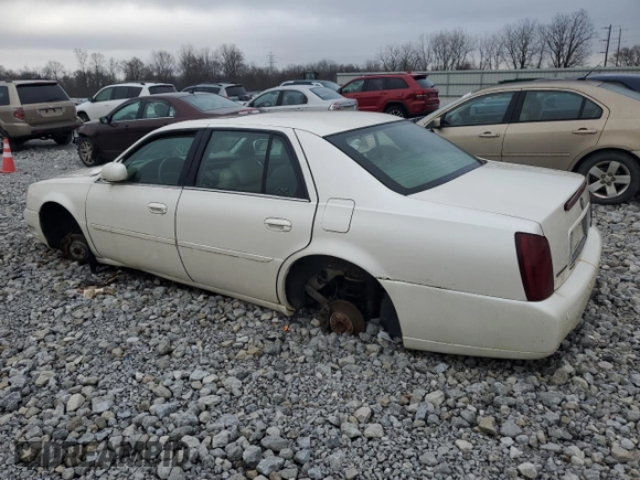 2000 Cadillac DeVille DTS z VIN 1G6KF5797YU263599, wystawiony jako Copart lot #81576484 z przebiegiem 118 414 mil mil oraz Szkoda całkowita • Salvage title. Historia ofert i sprzedaży dostępna na DreamBid. Obrazek 2.
