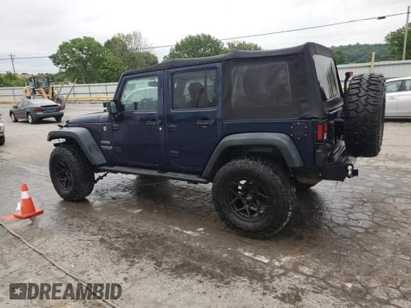 2013 Jeep Wrangler Unlimited Sport с VIN 1C4BJWDGXDL521666, выставлен на аукционе Copart как лот 57277255 с пробегом 158 793 миль миль и Списание • Salvage title. История ставок и продаж доступна на DreamBid. Изображение 2.