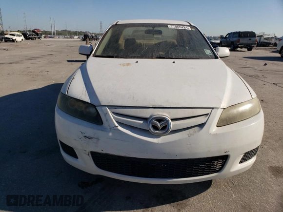 2007 Mazda 6 S Sport VE with VIN 1YVHP80D675M05061, listed as a Copart auction lot 77869424 with 126,292 mi miles and Clean Title. Bid and sale history available at DreamBid. Image 5.