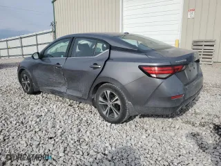 2021 Nissan Sentra SV with VIN 3N1AB8CVXMY298107, listed as a Copart auction lot 43066835 with 56,011 mi miles and Salvage Title. Bid and sale history available at carsss.com. Image 2.