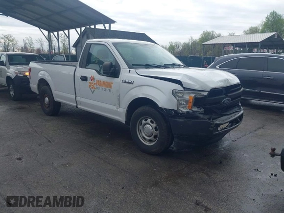 2018 Ford F-150 XL with VIN 1FTMF1CBXJKE56080, listed as a IAAI auction lot 41958854 with 140,646 mi miles. Bid and sale history available at carsss.com. Image 1.