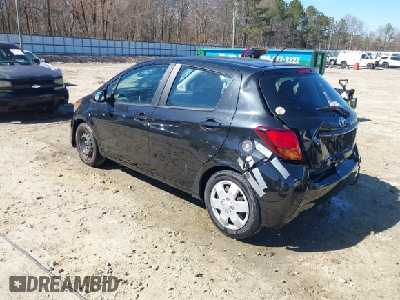 2015 Toyota Yaris L with VIN VNKKTUD37FA028691, listed as a IAAI auction lot 41645268 with 146,546 mi miles. Bid and sale history available at carsss.com. Image 3.