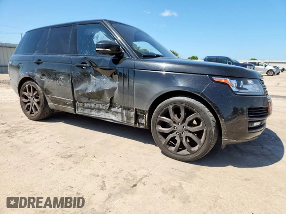 2014 Land Rover Range Rover HSE with VIN SALGS2WF1EA182740, listed as a Copart auction lot 61433785 with 153,874 mi miles and Salvage title. Bid and sale history available at DreamBid. Image 4.