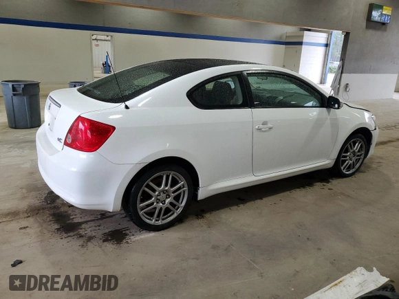 2007 Scion tC Spec with VIN JTKDE177770217883, listed as a Copart auction lot 50076665 with 211,705 mi miles and Salvage Title. Bid and sale history available at carsss.com. Image 3.