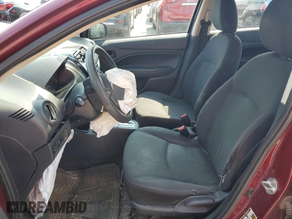 2017 Mitsubishi Mirage ES with VIN ML32F3FJ6HHF14592, listed as a Copart auction lot 65472224 with 130,216 mi miles and Salvage title. Bid and sale history available at DreamBid. Image 7.