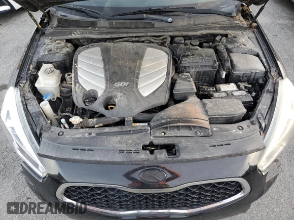 2014 Kia Cadenza Premium with VIN KNALN4D70E5120367, listed as a Copart auction lot 81324754 with 137,508 mi miles and Salvage Title. Bid and sale history available at carsss.com. Image 11.
