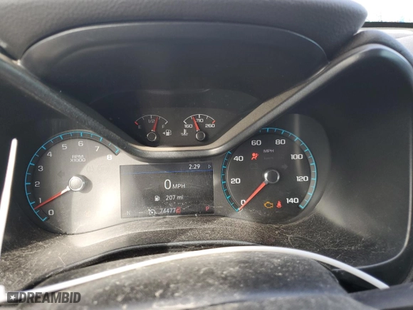 2019 Chevrolet Colorado 4WD LT with VIN 1GCGTCEN5K1203183, listed as a Copart auction lot 46086485 with 74,477 mi miles and Salvage Title. Bid and sale history available at carsss.com. Image 9.