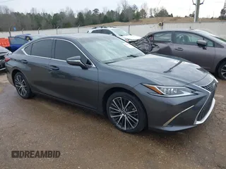 2022 Lexus ES with VIN 58ADZ1B12NU125587, listed as a IAAI auction lot 41293742 with 52,570 mi miles. Bid and sale history available at carsss.com. Image 1.