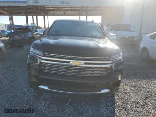 2023 Chevrolet Suburban Premier with VIN 1GNSCFKD4PR192684, listed as a Copart auction lot 45593075 with 47,371 mi miles and Salvage Title. Bid and sale history available at carsss.com. Image 5.