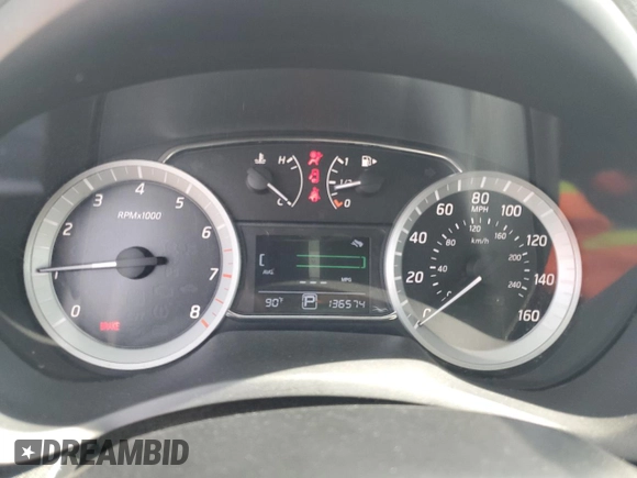 2015 Nissan Sentra SV with VIN 3N1AB7APXFY252133, listed as a Copart auction lot 54993685 with 136,574 mi miles and Clean Title. Bid and sale history available at DreamBid. Image 9.